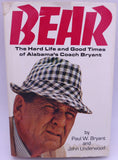 Bear Bryant Autographed Signed Book Alabama Crimson Tide Beckett BAS #AD43547