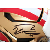 Purdy Kittle Autographed San Francisco 49ers Helmet F/S Axiom Beckett 58573