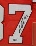 Rob Gronkowski Signed Tampa Bay Buccaneers Framed Creamsicle NFL Jersey