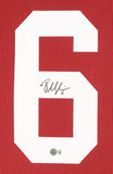 Baker Mayfield Signed Oklahoma Sooners 35"x 43" Framed Jersey (Beckett) Bucs Q.B