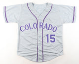 Jordan Pacheco Colorado Rockies Signed Jersey (JSA COA) Infielder / Catcher