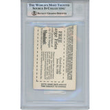 Deion Sanders Autographed Florida State Seminoles 1987 Ticket Beckett 53102