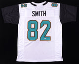 Jimmy Smith Signed Jacksonville Jaguars Jersey (Beckett QR) 5xPro Bowl Receiver