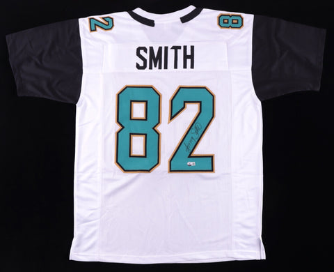 Jimmy Smith Signed Jacksonville Jaguars Jersey (Beckett QR) 5xPro Bowl Receiver