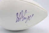Sterling Sharpe Autographed White Panel Wilson NFL Football -- GB Packers JSA COA
