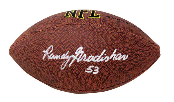 Randy Gradishar Signed Wilson Super Grip Full Size NFL Football - (SCHWARTZ COA)