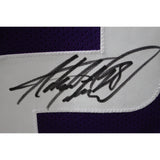 Adrian Peterson Autographed Pro Style XL Purple Jersey Beckett Witness 49287