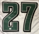 Quinyon Mitchell Philadelphia Signed White Football Jersey JSA