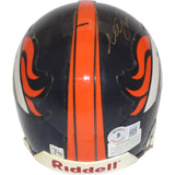 Neil Smith Autographed Denver Broncos VSR4 Replica Mini Helmet BAS 44176