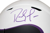Randy Moss Autographed Minnesota Vikings F/S Lunar Helmet BAS 40228