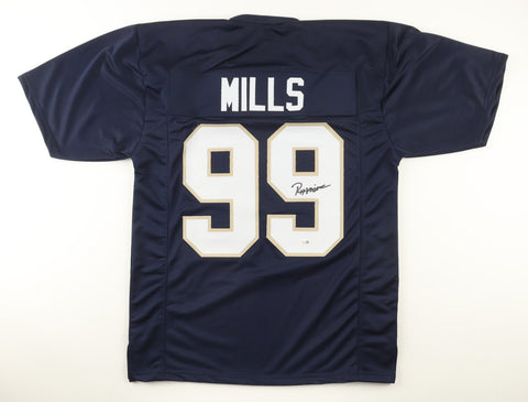 Rylie Mills Signed Notre Dame Fighting Irish Jersey (JSA) Seattle Seahawk D-Line