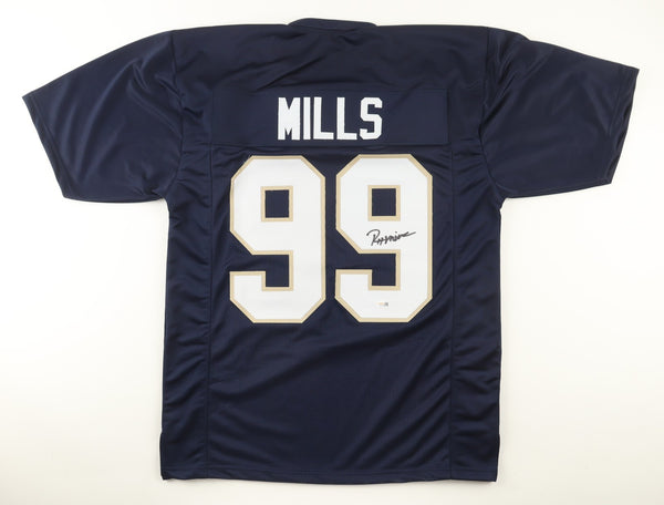 Rylie Mills Signed Notre Dame Fighting Irish Jersey (JSA) Seattle Seahawk D-Line