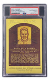 Robin Roberts Signed 4x6 Philadelhia Phillies HOF Plaque Card PSA/DNA 85027815