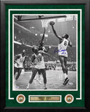 Bill Russell Layup Boston Celtics Autographed 16x20 Framed Basketball Photo PSA