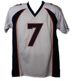 John Elway Autographed/Signed Denver Broncos Size XL White Jersey BAS 22888