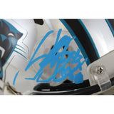 Steve Smith Autographed/Signed Carolina Panthers Mini Helmet Chrome Radtke 53142