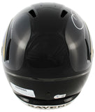 Ravens Odell Beckham Authentic Signed Full Size Speed Rep Helmet BAS Witnessed