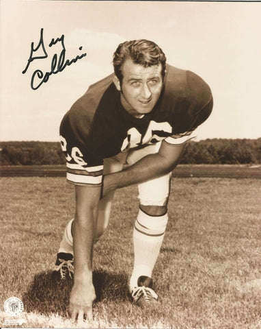 Gary Collins Cleveland Browns Signed/Autographed 8x10 B/W Photo JSA 150375