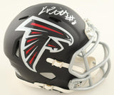 Kyle Pitts Signed Atlanta Falcons Mini Helmet (Beckett) 2021 Pro Bowl Tight End