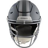 Emmitt Smith Autographed Dallas Cowboys SpeedFlex Slate Helmet Beckett 49593