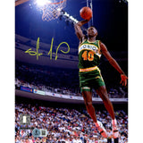 Shawn Kemp Autographed Seattle Supersonics 8x10 Photo Beckett Witness 50326