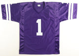 Warren Moon Signed Washington Huskies Jersey Insc "1978 Rose Bowl MVP" (Beckett)