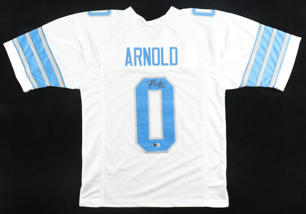 Terrion Arnold Signed Detroit Lions Jersey (Beckett) 2024 1st Round Pick /D.B.