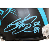 Steve Smith Autographed/Signed Carolina Panthers Helmet Proline Alt 22 RAD 58612