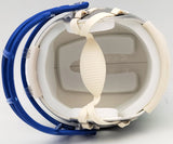 WALTER JONES AUTOGRAPHED SEATTLE SEAHAWKS GRAY MINI HELMET MCS HOLO 203085