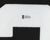 Najee Harris Pittsburgh Signed Black Football Jersey BAS