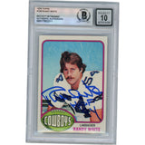 Randy White Autographed 1976 Topps #168 HOF Slabbed Trading Card Beckett 50656