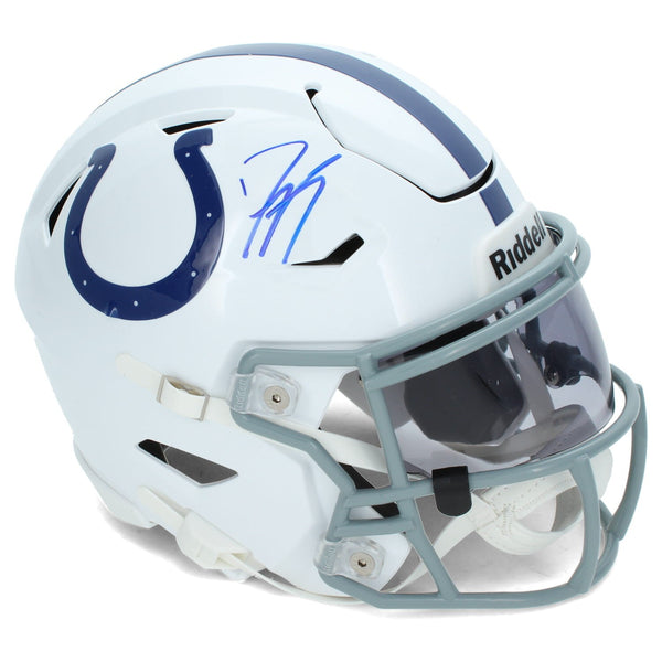 Dwight Freeney Autographed Indianapolis Colts Speedflex Midi Helmet Beckett