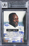 Cowboys Emmitt Smith Authentic Signed 1994 Playoff #238 Card Auto 10! BAS Slab