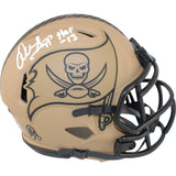 Warren Sapp Autographed Tampa Bay Buccaneers 23 STS Mini Helmet Beckett 50216