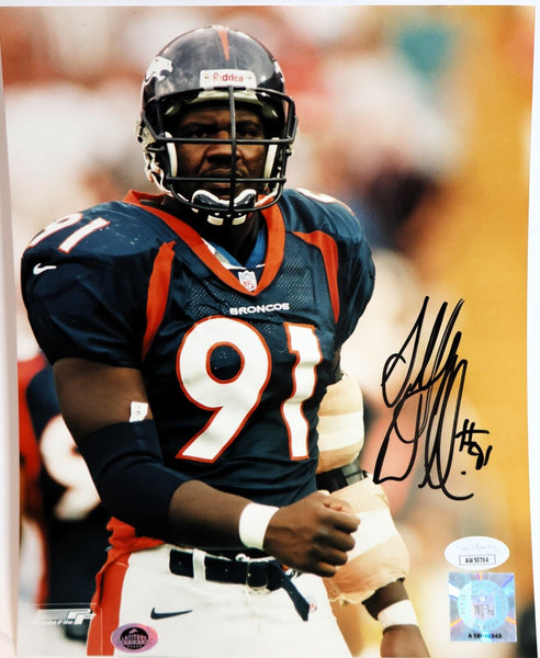 Alfred Williams Denver Broncos Autographed 8x10 Photograph (James Spence COA)