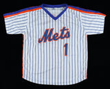 Mookie Wilson Signed New York Mets Pinstriped Jersey Inscribed "86 WSC"/ JSA COA