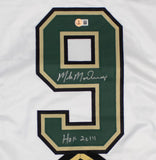 Mike Modano Signed Dallas Stars White Jersey (Beckett) 1999 Stanley Cup Champ