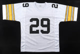 Barry Foster Signed Pittsburgh Steelers Home Jersey (JSA COA) 2xPro Bowl R.B.