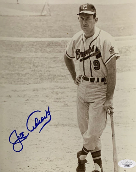 Milw Braves JOE ADCOCK (d) Signed 8x10 Photo #2 AUTO - '57 WS Champ - JSA