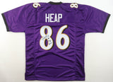 Todd Heap Signed Baltimore Ravens Jersey Inscribed "Ring of Honor" (Beckett) T.E