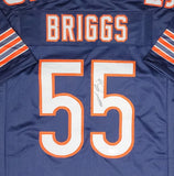 Chicago Bears Linebacker LANCE BRIGGS Signed Custom Replica Navy Jersey - BAS