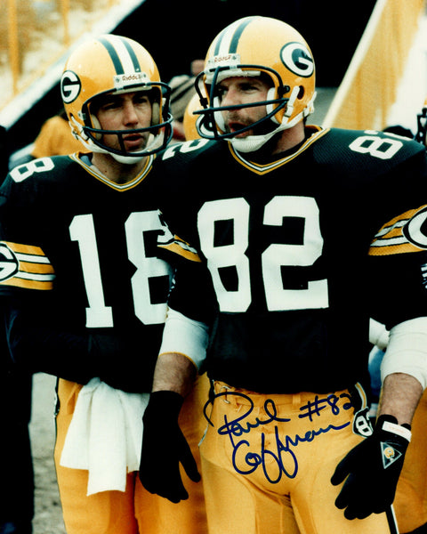 Packers Tight End PAUL COFFMAN Signed 8x10 Photo #1 AUTO - 3 x Pro Bowl