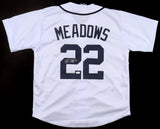 Parker Meadows Signed Detroit Tigers Jersey (JSA COA) 2018 2nd Round Draft Pick