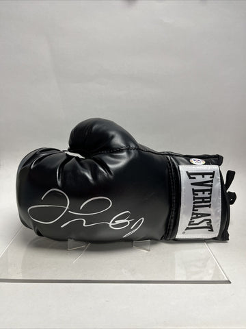 Floyd Mayweather Autographed Everlast Black Vinyl Boxing Glove,left hand, PSA