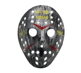 Ari Lehman Signed Friday the 13th Silver Costume Mask - Jason 1/Kill For Mother
