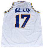 CHRIS MULLIN SIGNED GOLDEN STATE WARRIORS #17 WHITE BASKETBALL JERSEY BECKETT