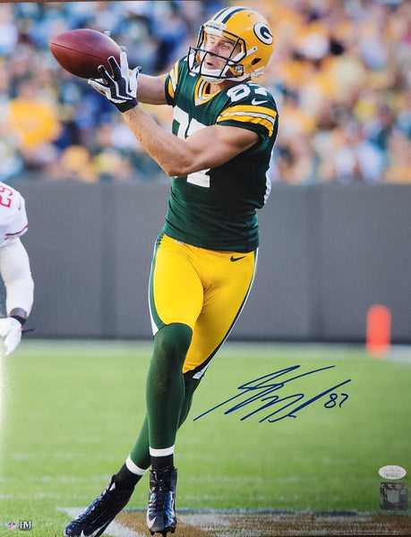 Packers Receiver JORDY NELSON Signed 16x20 Photo AUTO #10 - SB XLV Champ - JSA
