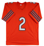 D.J. Moore Authentic Signed Orange Pro Style Jersey Autographed BAS Witnessed