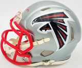 ANDRE RISON AUTOGRAPHED FALCONS FLASH GRAY SPEED MINI HELMET BAD MOON JSA 232855