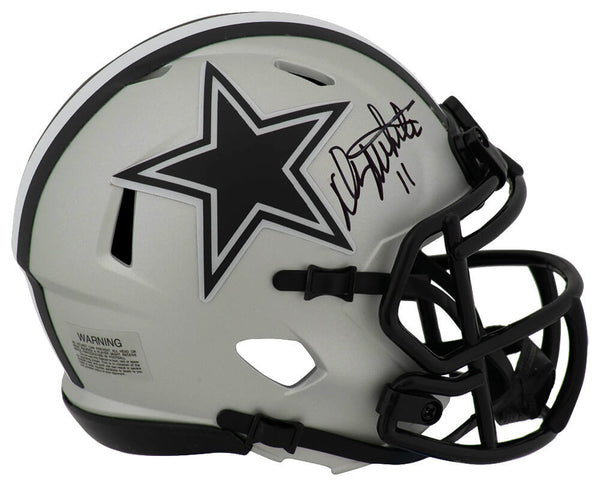 Danny White Signed Dallas Cowboys RAVE Riddell Speed Mini Helmet (SCHWARTZ COA)